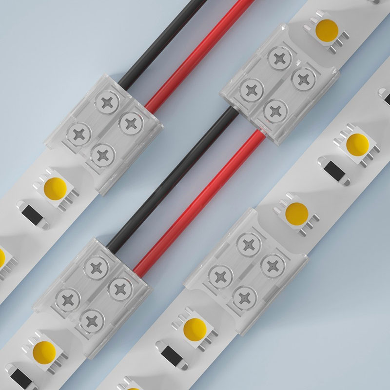 2 Pin Screw Fixing LED Light Strip Connector 2 Pin Screw Fixing LED Light Strip Connector